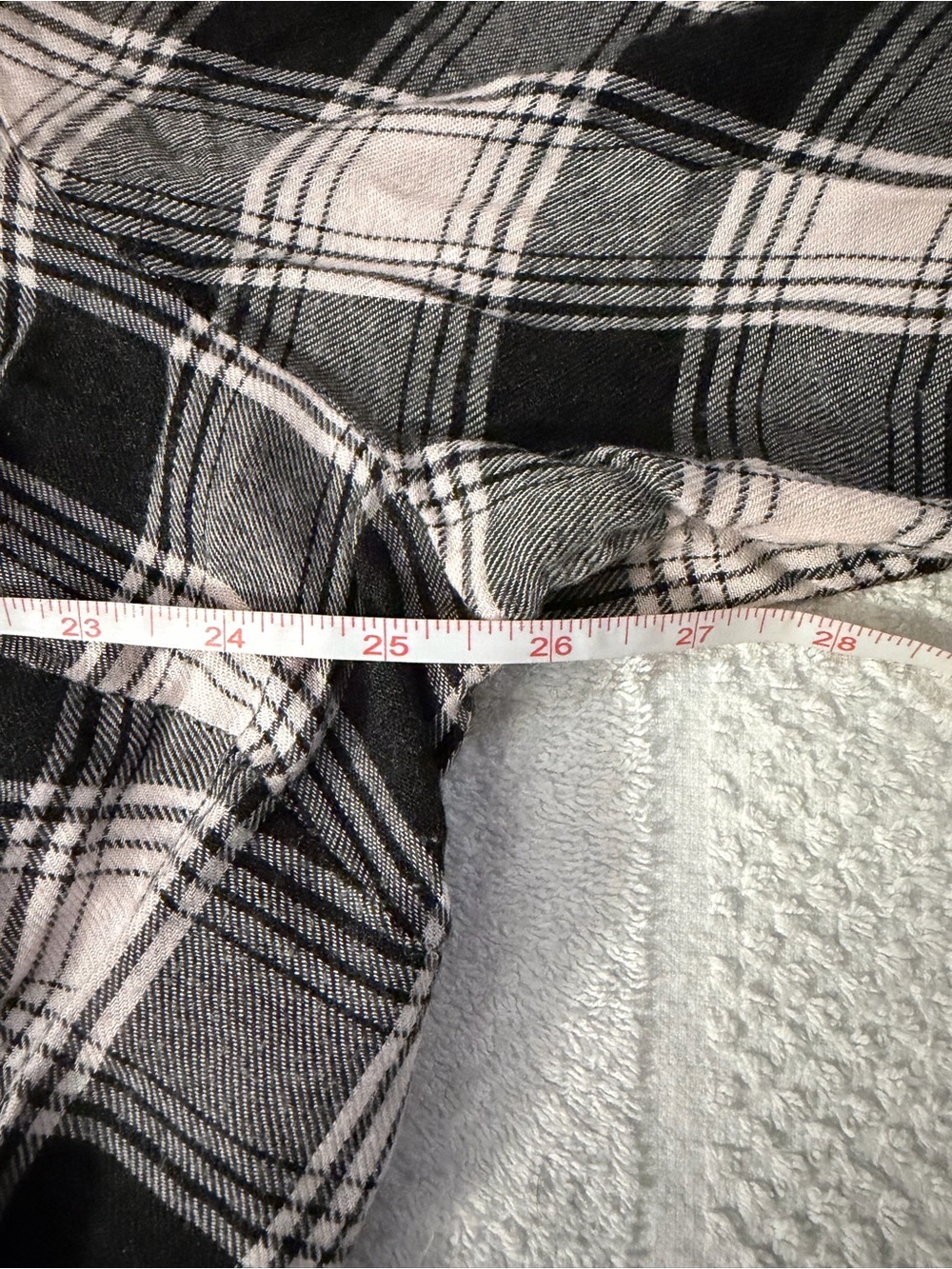 Torrid Buffalo Plaid Button Down Flannel Layer Casual Grunge Soft Goth Cozy Fall - Picture 7 of 8